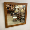 Post Modern 1980s Australian Burl Walnut Framed Wall Mirror