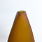 Post Modern Amber Art Glass Floor Vase*