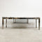 Post Modern Italian Marble Chrome And Glass Coffee Table