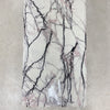 Post Modern Italian Marble Chrome And Glass Coffee Table