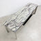 Post Modern Italian Marble Chrome And Glass Coffee Table