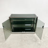 Post Modern Italian Smokey Glass Cabinet