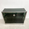 Post Modern Italian Smokey Glass Cabinet