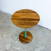 Post Modern Side Table Painted Steel and Wood