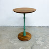 Post Modern Side Table Painted Steel and Wood
