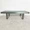 Post Modern Vintage 90s Glass Top Coffee Table