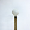 Post modern Glass And Chrome Floor Lamp