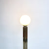 Post modern Glass And Chrome Floor Lamp