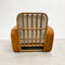 Mid Century Pretzel 6 Strand Lounge Chair - Recently Upholstered