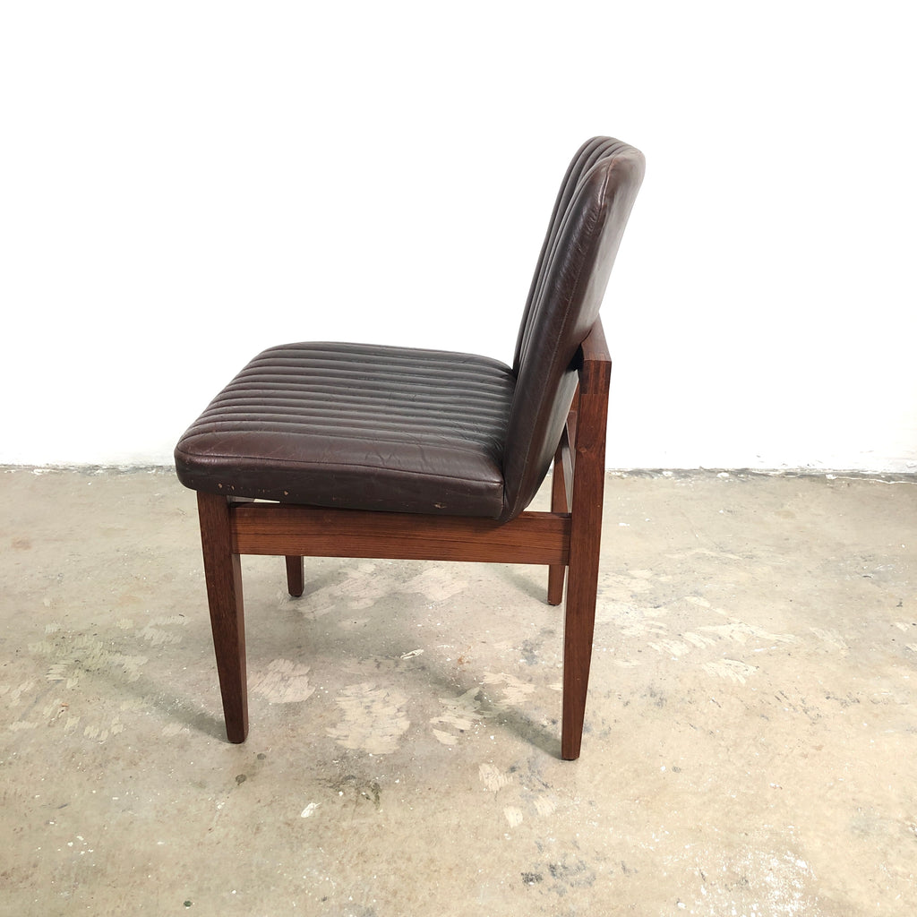 Rare Australian Mid Century Leather Desk Chair 1970s