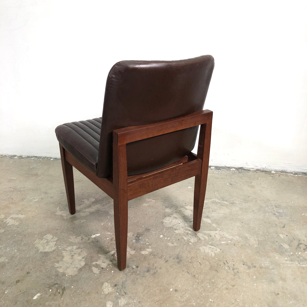 Rare Australian Mid Century Leather Desk Chair 1970s