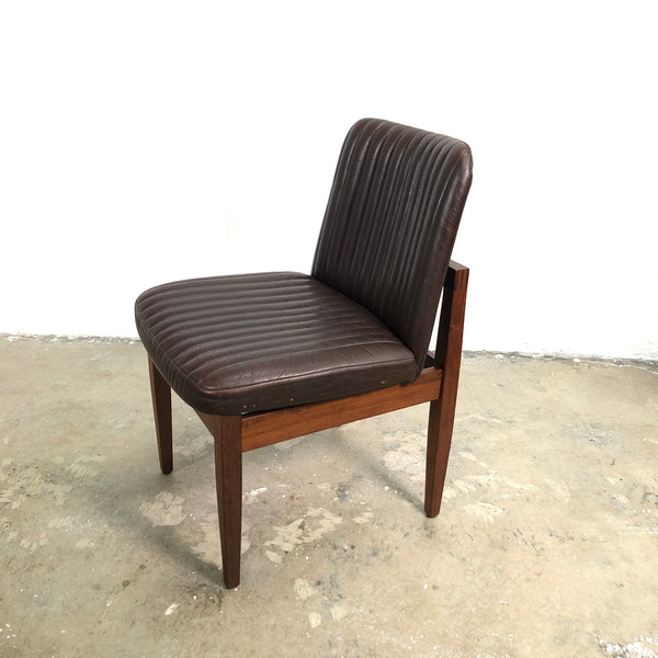 Rare Australian Mid Century Leather Desk Chair 1970s