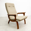 Rare Danish or Swedish Armchair Brazilian Rosewood Bent Plywood