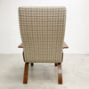 Rare Danish or Swedish Armchair Brazilian Rosewood Bent Plywood