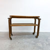 Rare Mid Century Formed Plywood Drinks Trolley Bar Cart