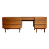 Rare Mid Century Parker Lip Handle Dressing Table