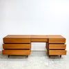 Rare Mid Century Parker Lip Handle Dressing Table