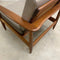 Rare Mid Century Parker Nordic Wrap Around Low Back Armchair - Restored