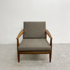 Rare Mid Century Parker Nordic Wrap Around Low Back Armchair - Restored