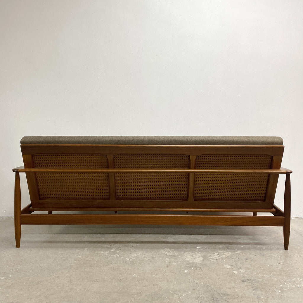 Rare Mid Century Parker Nordic Wrap Around Three Seater Sofa