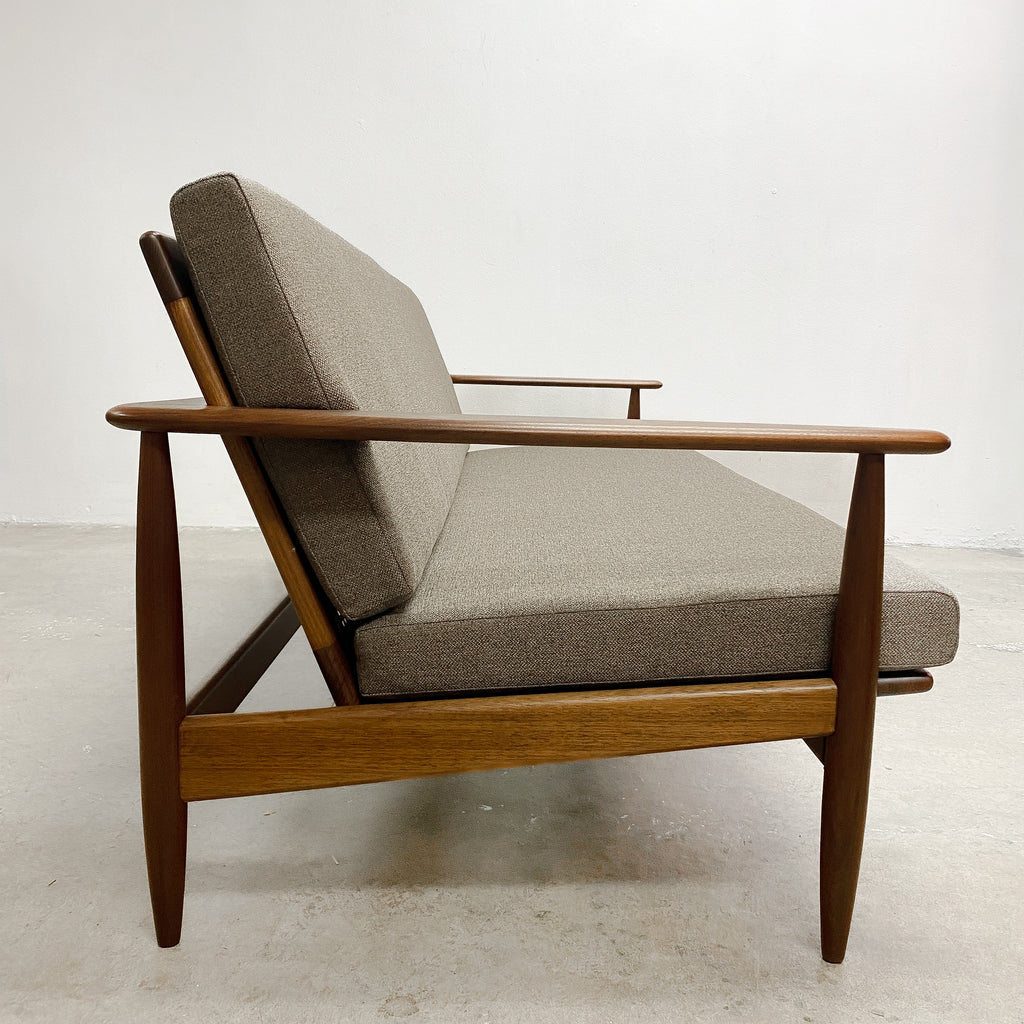 Rare Mid Century Parker Nordic Wrap Around Three Seater Sofa