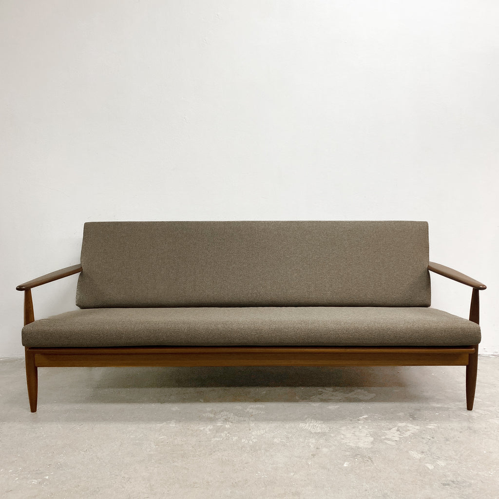 Rare Mid Century Parker Nordic Wrap Around Three Seater Sofa