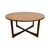 Rare Mid Century Parker Round 'Sundial' Teak Coffee Table - Restored
