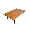 Rare Mid Century Parker Teak Coffee Table Model 117 - Restored With Shellac Finish