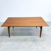Rare Mid Century Parker Teak Coffee Table Model 117 - Restored With Shellac Finish
