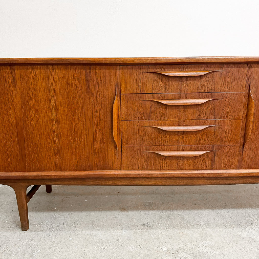 Rare Mid Century Restored Teak Berryman Sideboard by Johannes Andersen
