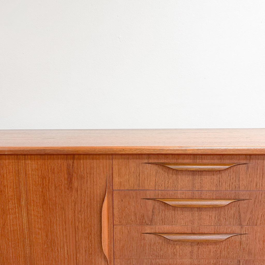 Rare Mid Century Restored Teak Berryman Sideboard by Johannes Andersen