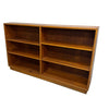 Rare Mid Century Solid Hardwood Shelves Fronted With Tasmanian Oak Detail