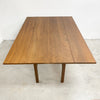 Rare Mid Century Tasmanian Blackwood Pembroke Extension Dining Table