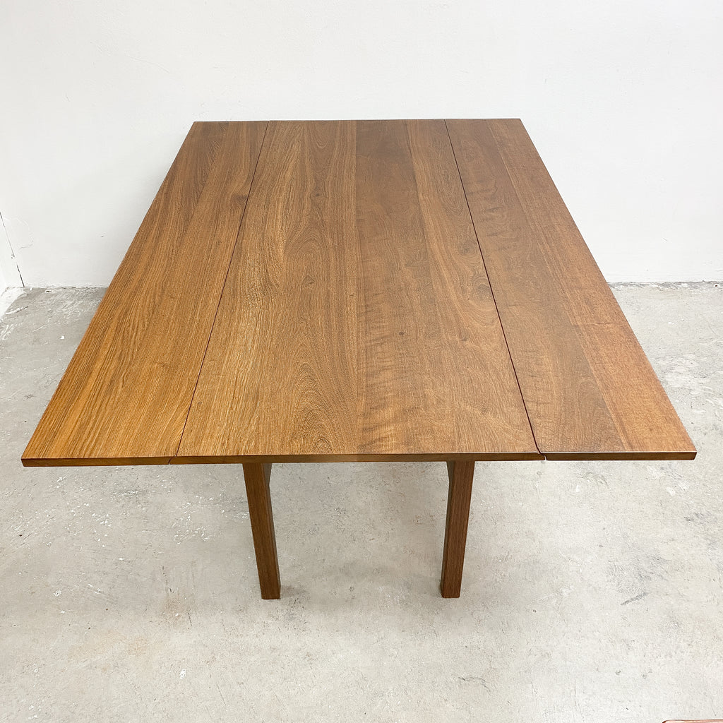 Rare Mid Century Tasmanian Blackwood Pembroke Extension Dining Table
