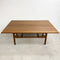 Rare Mid Century Tasmanian Blackwood Pembroke Extension Dining Table