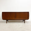 Rare mid century restored teak Berryman sideboard with tambour doors designed by Johannes Andersen