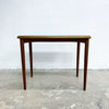 Vintage Mid Century Rattan Top Side Table