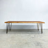 Reclaimed Live Edge Slab Coffee Table