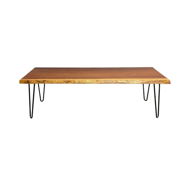 Reclaimed Live Edge Slab Coffee Table