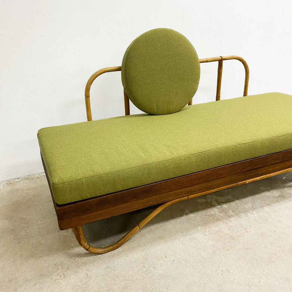 Restored 1940s Cane Daybed
