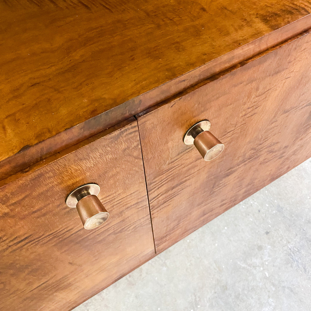 Restored Australian Walnut Bar Cabinet