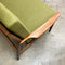 Restored Mid Century Teak Fler Three Seater Daybed Sofa Lounge