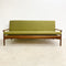 Restored Mid Century Teak Fler Three Seater Daybed Sofa Lounge