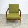 Restored Mid Century Parker Low Rattan Back Model 155 Tasmanian Blackwood Armchair