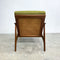 Restored Mid Century Parker Low Rattan Back Model 155 Tasmanian Blackwood Armchair
