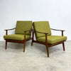 Restored Mid Century Parker Low Rattan Back Model 155 Tasmanian Blackwood Armchair