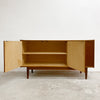 Restored Mid Century Parker Nordic Cats Eye Teak Sideboard