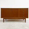 Restored Mid Century Parker Nordic Cats Eye Teak Sideboard
