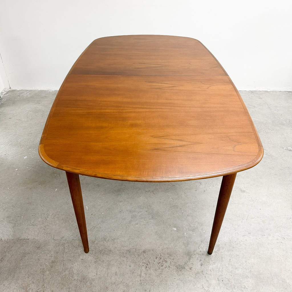 Restored Mid Century Parker Teak Largest Extension Dining Table
