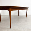 Restored Mid Century Parker Teak Largest Extension Dining Table
